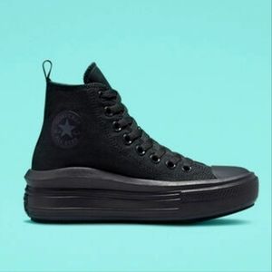 CONVERSE Chuck Taylor All Star high lugged sneaker-Black monochrome